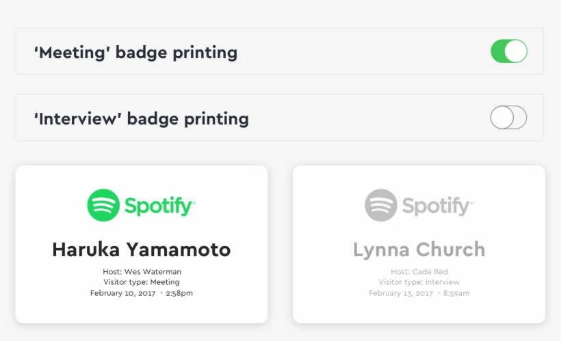 Multiple Visitor Types - Visitor Badge Print, transparent png download