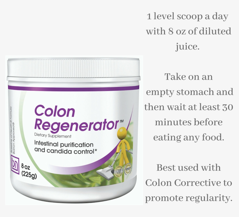 Colon Regenerator Instructions - Probiotic Supplements, transparent png download