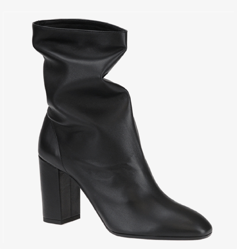 Aquazzura 'boogie' Stiefelette In Schwarz Nappa Mit - High Heels, transparent png download