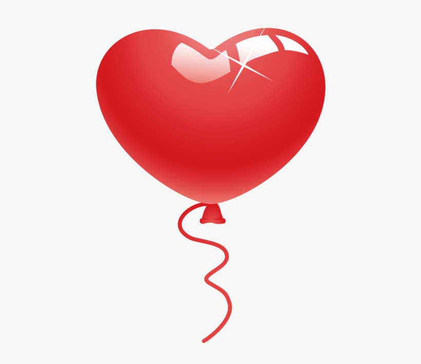 Heart Balloon Png, transparent png download