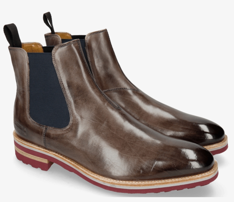 Ankle Boots Tom 2 Stone Elastic Navy - Melvin & Hamilton, transparent png download