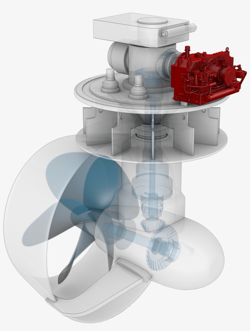 Z-drive In Propulsion Technology - Graphic Design, transparent png download