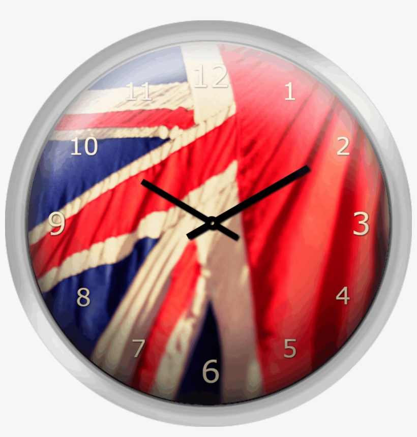 British Flag Or Union Jack - Wall Clock, transparent png download