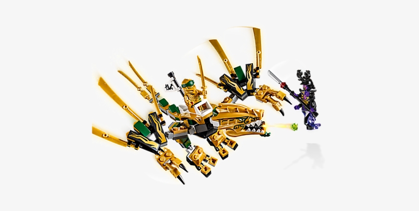 The Golden Dragon - Lego 70666, transparent png download