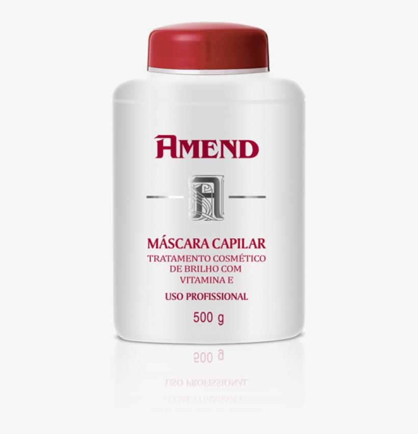 Máscara Tratamento De Brilho E Vitamina E Amend 500g - Amend, transparent png download