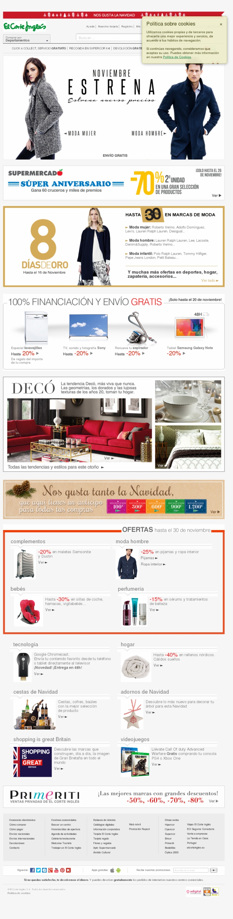El Corte Ingles Competitors, Revenue And Employees - Web Page, transparent png download