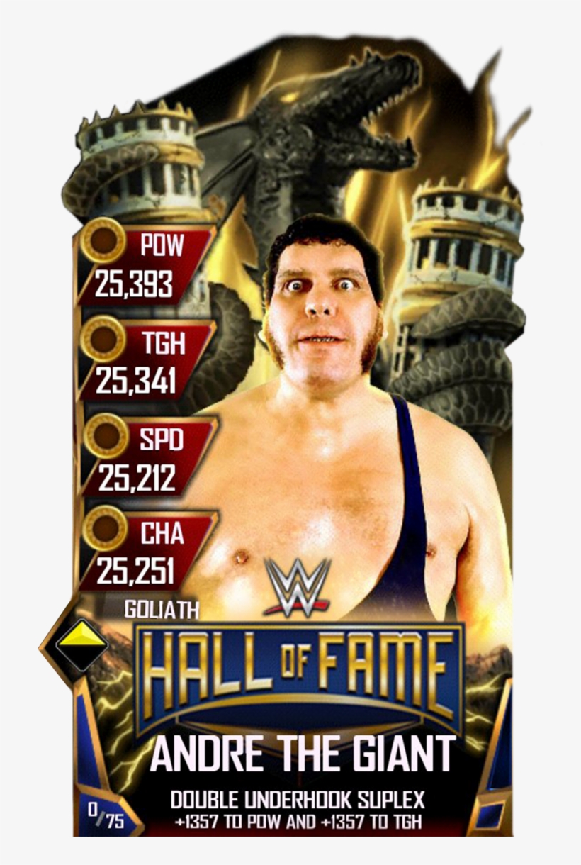 Andrethegiant S4 20 Goliath Halloffame - Wwe Supercard Goliath Fusion, transparent png download