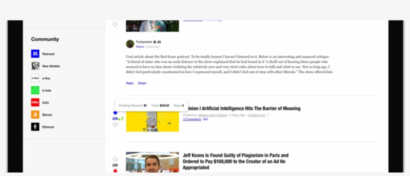 Curated By Communities, Not Clicks - Web Page, transparent png download
