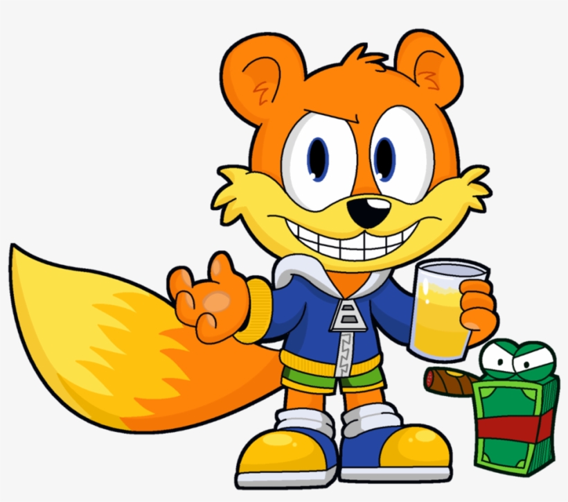 Conker The Squirrel By The-driz - Conker The Squirrel Art, transparent png download