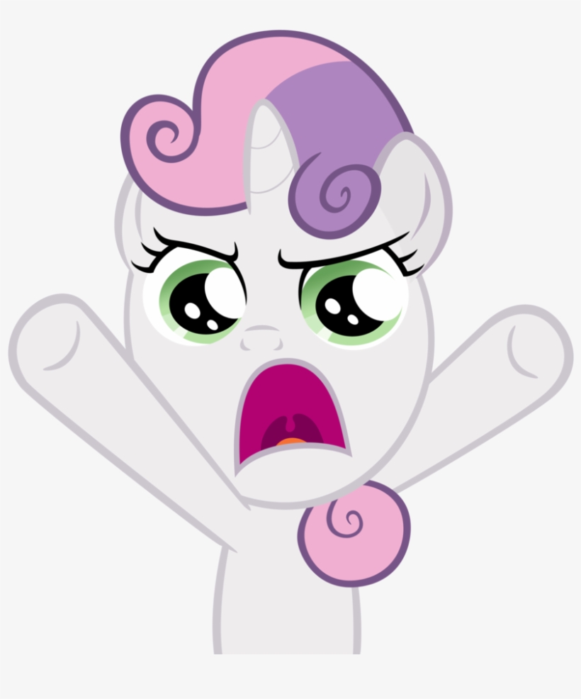 Sweetiebelle- Oh Come On - Sweetie Belle Oh Come On Gif, transparent png download