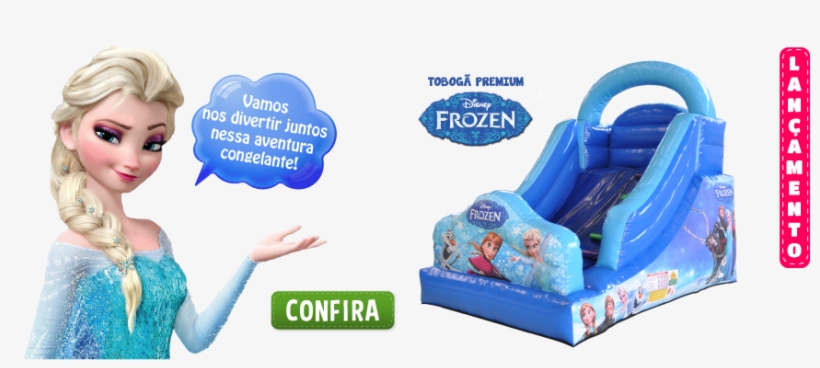 Tobogã Frozen - Display De Busto Da Anna, transparent png download