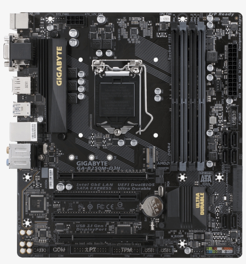 Previous Next - Gigabyte Ga B250m D3h, transparent png download