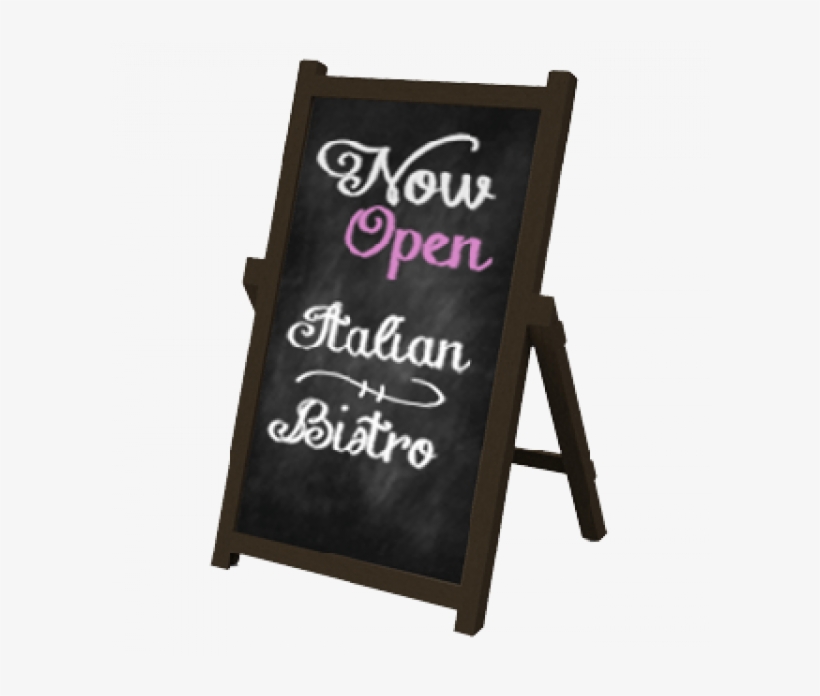 A-frame Sign Chalkboard - Banner, transparent png download