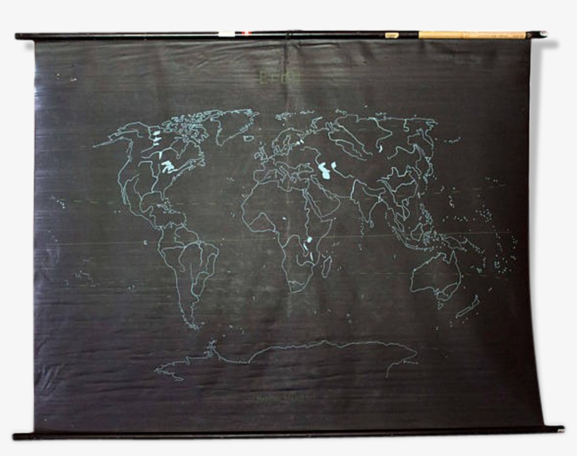 Poster Slate And Natural Rubber For Writing In Chalk - Wood, transparent png download