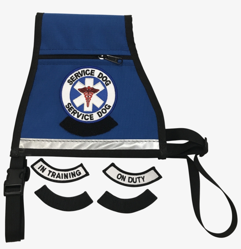 Service Dog All In One Reflective Dog Vest - Leather, transparent png download