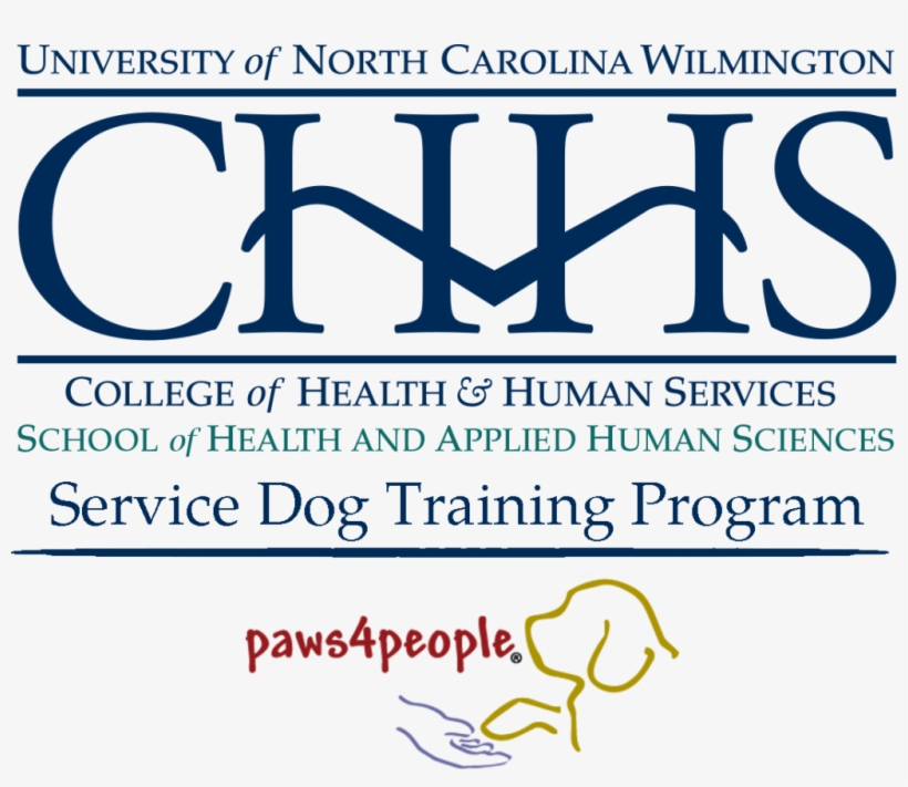 The Paws4people/uncw Service Dog Training Program The - Uncw Chhs Logo, transparent png download