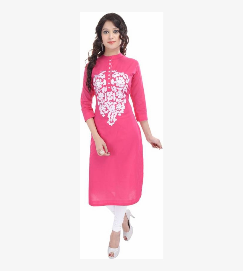 Crazora Women's Printed Straight Kurta, transparent png download