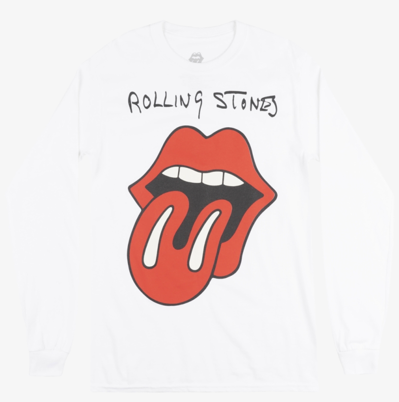 The Rolling Stones Tounge Long Sleeve Shirt Forty Licks - Long-sleeved T-shirt, transparent png download