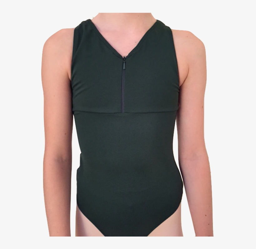 "contemporary" Razor Back Leotard With Lace Or Mesh - Maillot, transparent png download