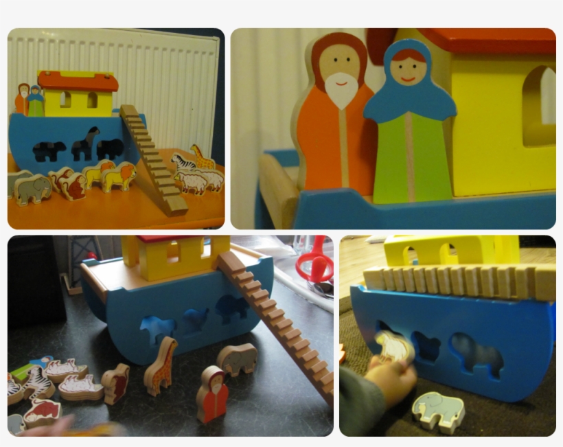 Wooden Noah's Ark From Wilko - Toy, transparent png download