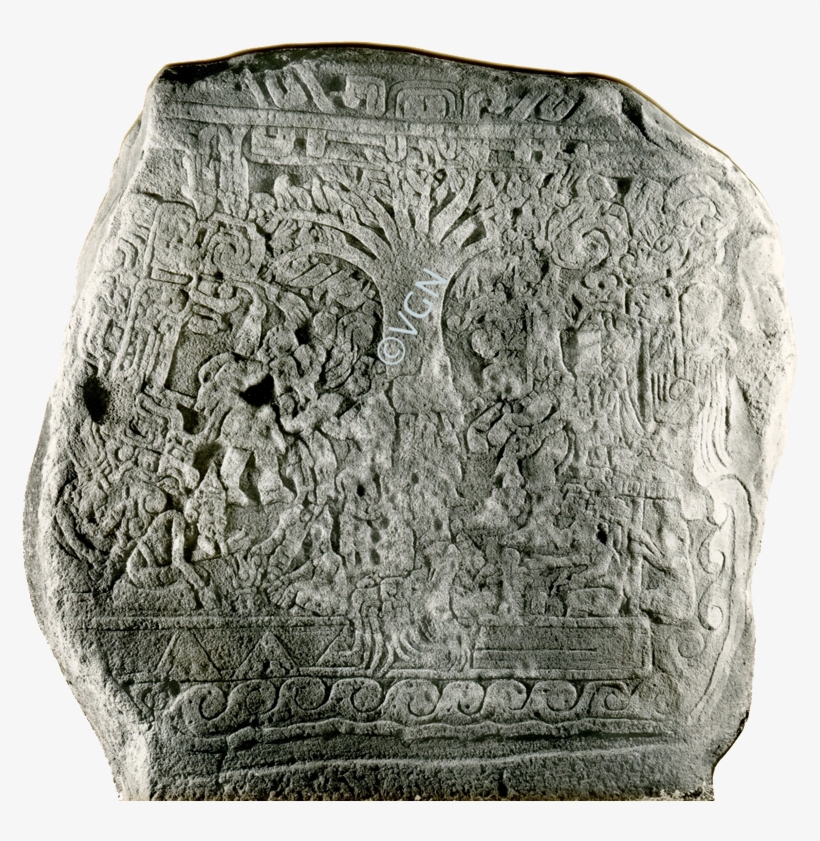 Izapa Stelae 5 Web - Arbol De La Vida En Mexico, transparent png download