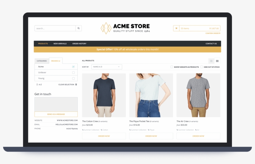 Tradegecko B2b Ecommerce Platform - Web Page, transparent png download