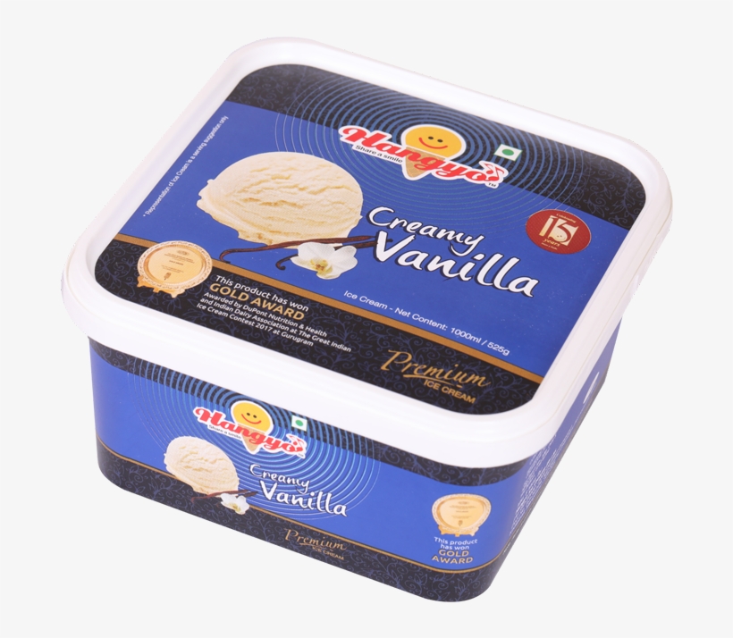 Hangyo-creamy Vanilla - Vanilla Ice Cream, transparent png download