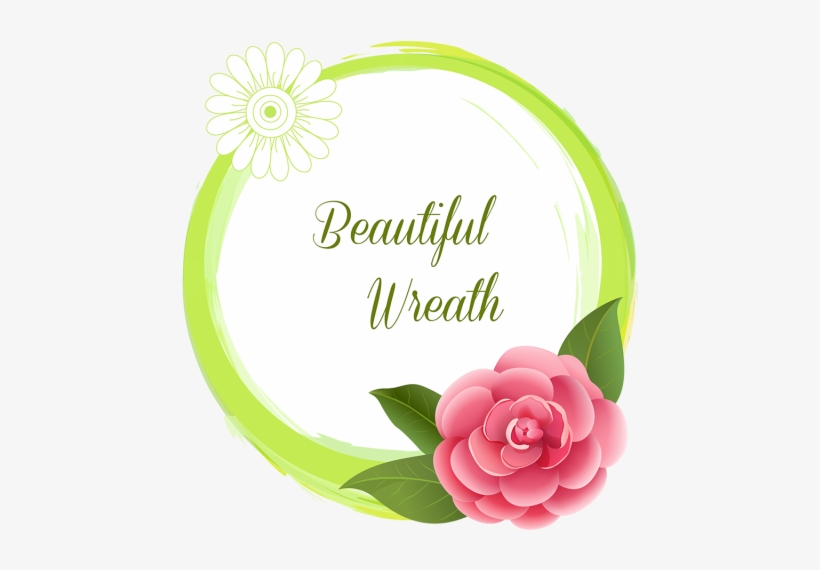 Beautiful Wreath With Rose Flower Ai File - Ballet, transparent png download