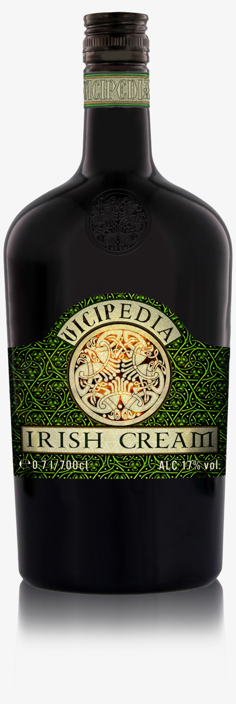 Wikipedia Irish Cream Bottle - Glass Bottle, transparent png download