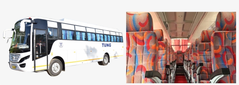 High Back /push Back Cabin Seating Capacity - Tour Bus Service, transparent png download