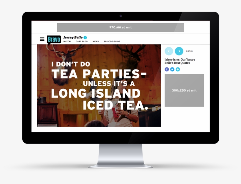 Bravo Gallery Jersey Belle - Web Page, transparent png download