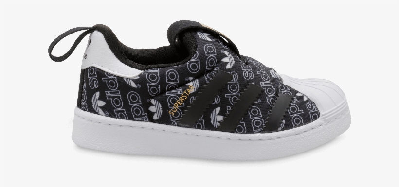 Black Superstar 360 Infant Sneakers - Sneakers, transparent png download