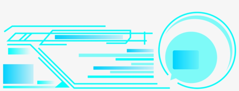 Technological Sense Bright Blue Lake Gradient Png And - Circle, transparent png download