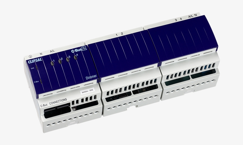 C-bus Din Rail Mounted 250v Ac Leading Edge Dimmers - Clipsal C Bus 2, transparent png download