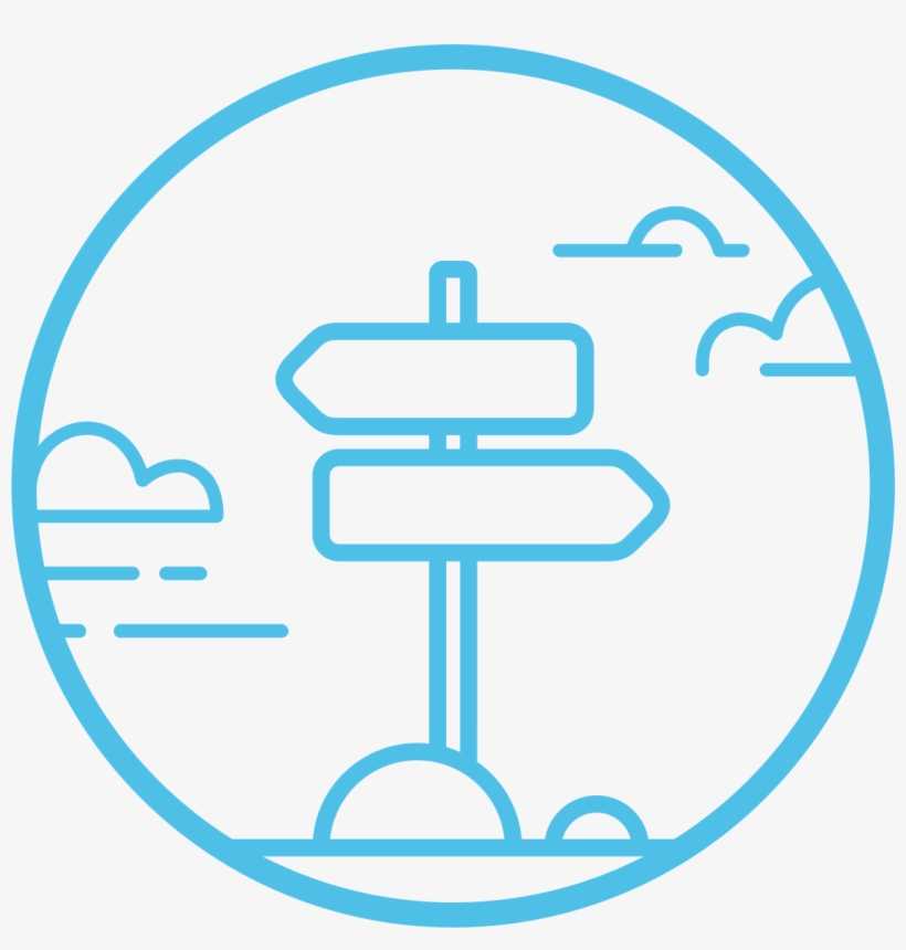 Free Listing - Trail Sign Clipart Black And White, transparent png download