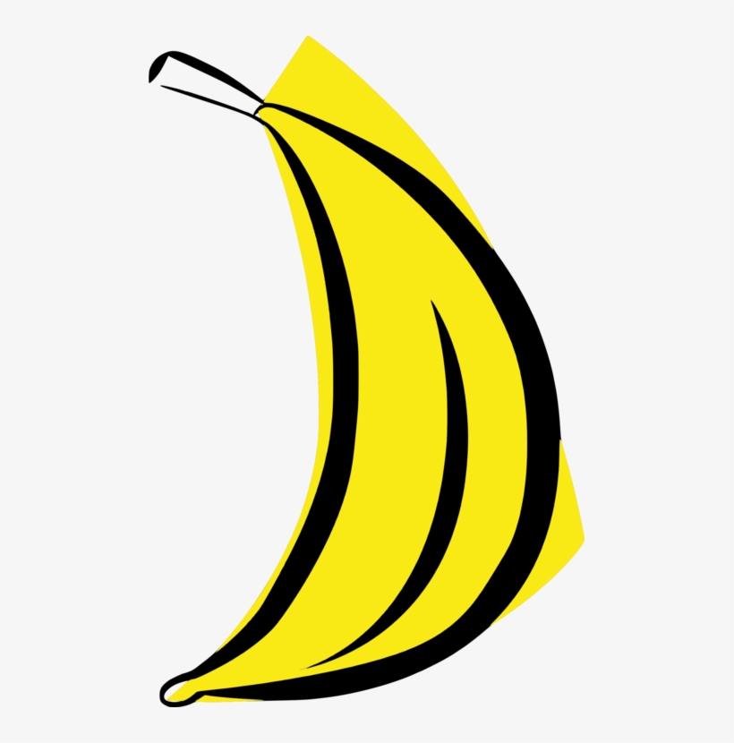 Yellow Leaf Line Black Special Olympics Area M - Banana, transparent png download