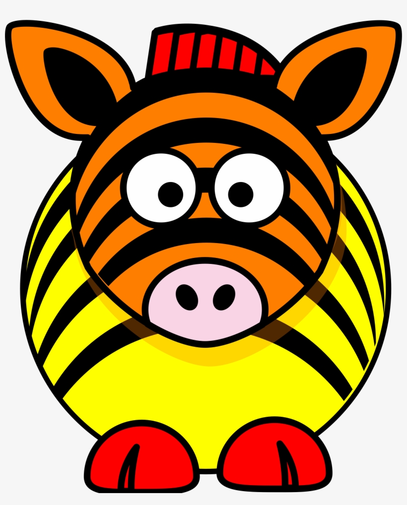 This Free Icons Png Design Of Rainbow Zebra, transparent png download