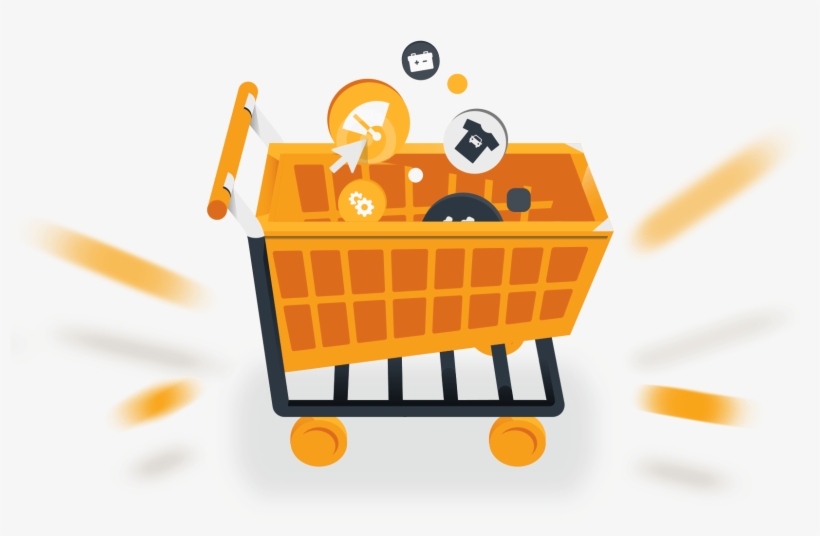Carrello E Commerce Png - Shopping Cart, transparent png download