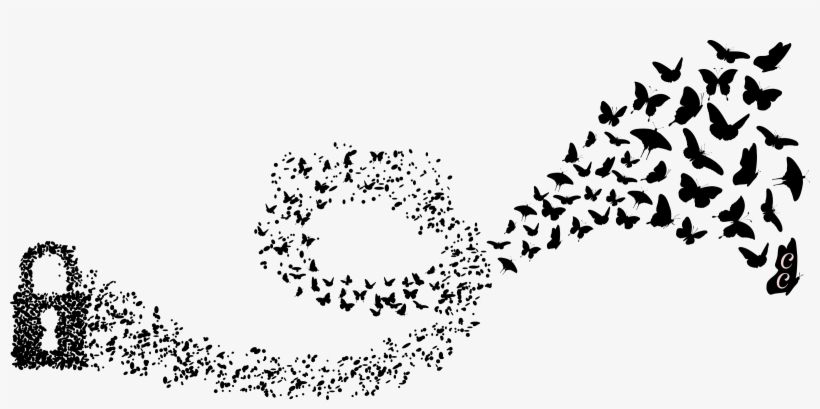 This Free Icons Png Design Of Lock Dissolving Into, transparent png download