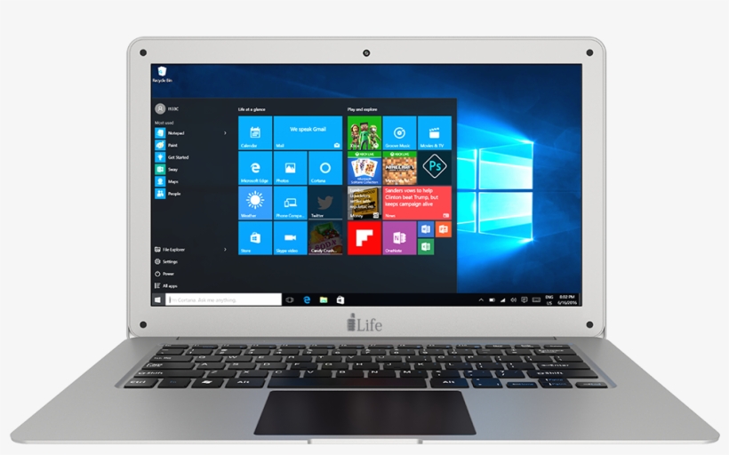 Zedair, Slimmest Laptop In Its Category, 14 Inch Notebook - Lenovo Ideapad 510 I7, transparent png download