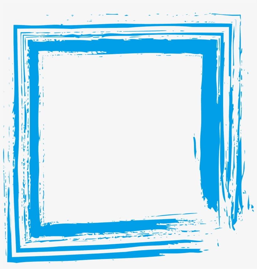 Wedding Photo Frames Png Format Free Download - Blue Designs Png Frame, transparent png download