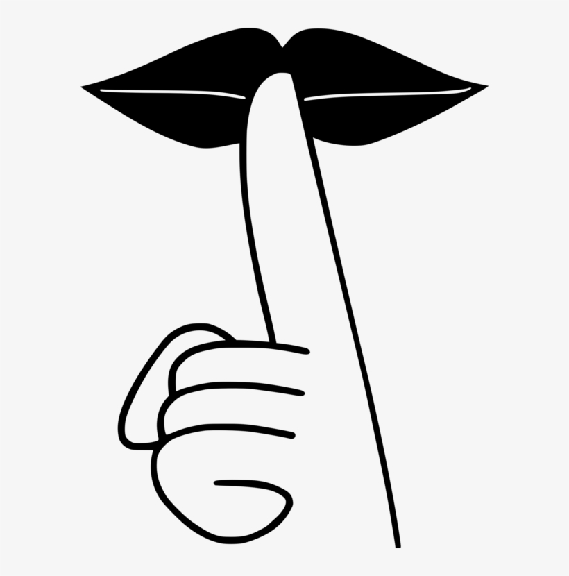 Can Stock Photo Diagram - Shhh Clip Art, transparent png download