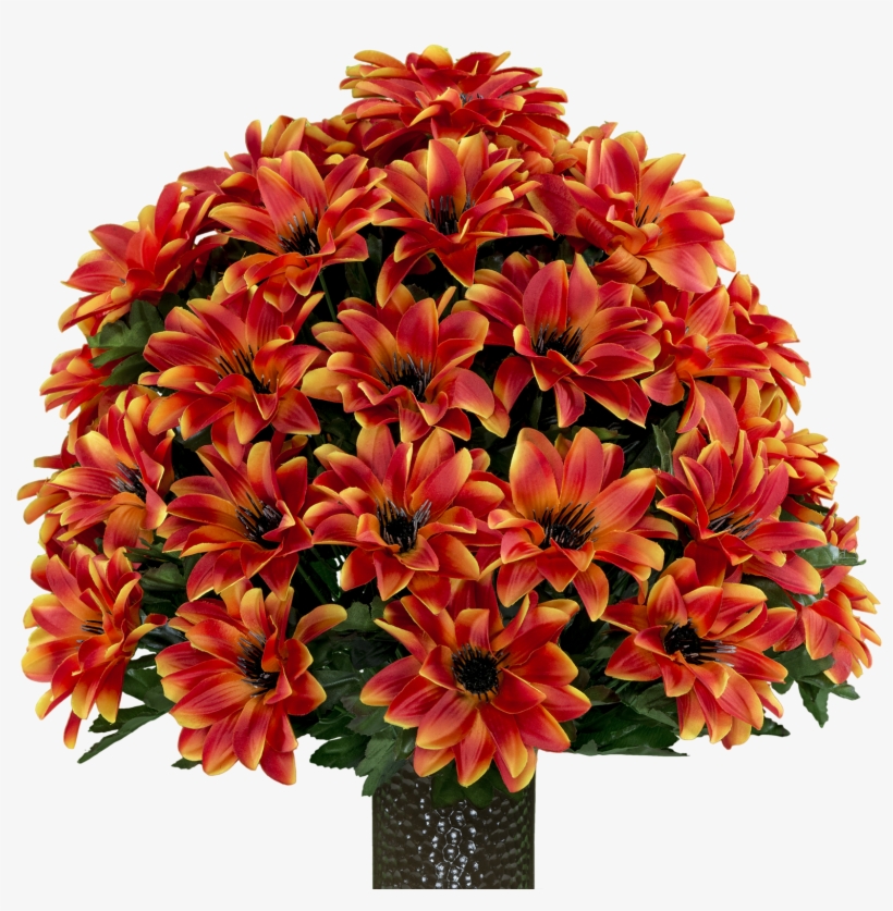 Two Tone Orange And Yellow Dahlias Md, transparent png download