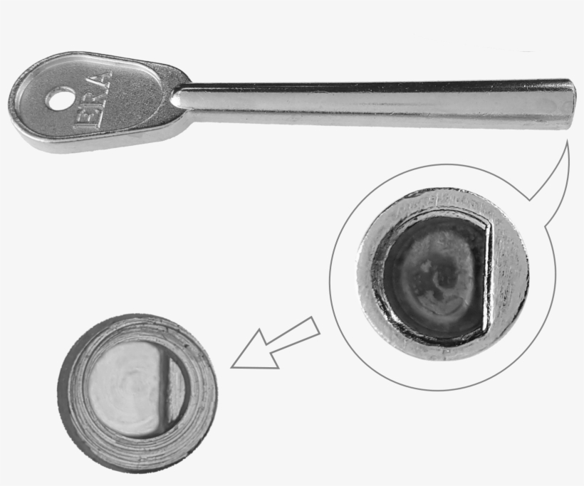 Era 582 Sliding Sash Window Stop Bolt Key - Circle, transparent png download