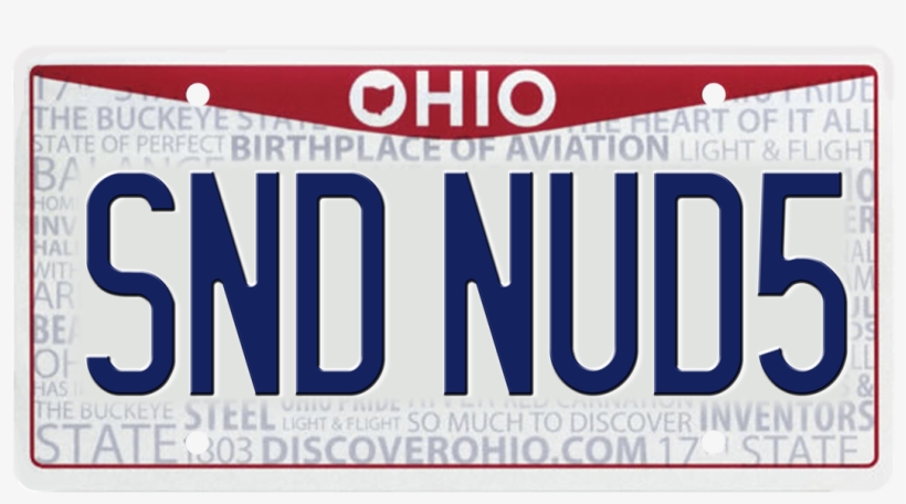 164 Vanity Plates Rejected So Far This Year By Ohio - Poster, transparent png download