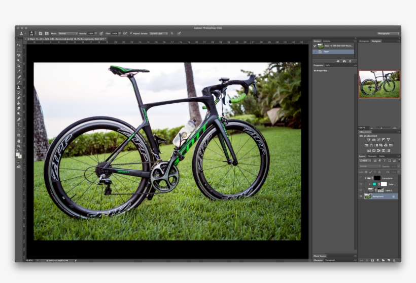Photo With Red Fringe - Hybrid Bicycle, transparent png download