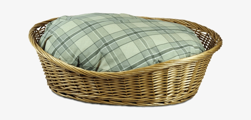 Replacement Cover U2013 Wicker Dog Basket Pluspng - Dog Bed Basket Png, transparent png download