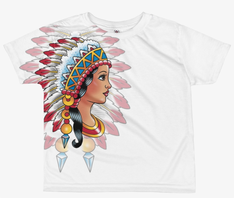 All Over Kids Sublimation T Shirt - Illustration, transparent png download