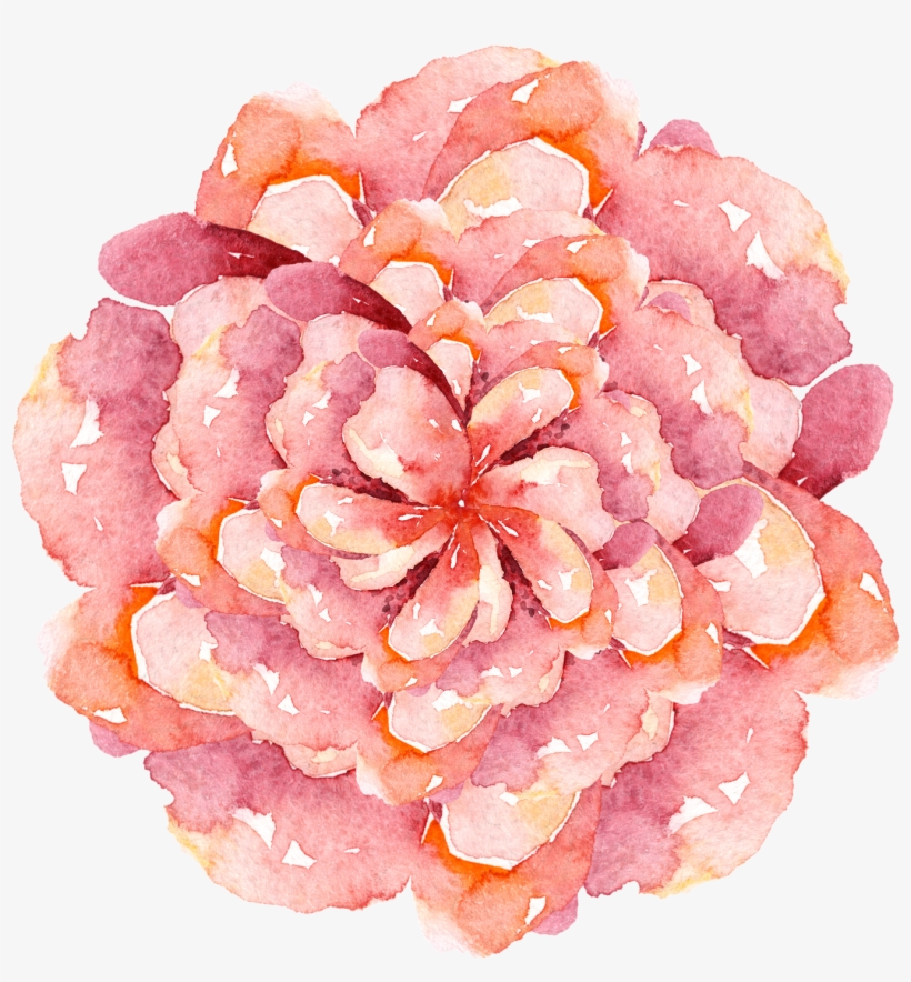 Simple Stylish Watercolor Flower Decoration Png And - Stick Candy, transparent png download
