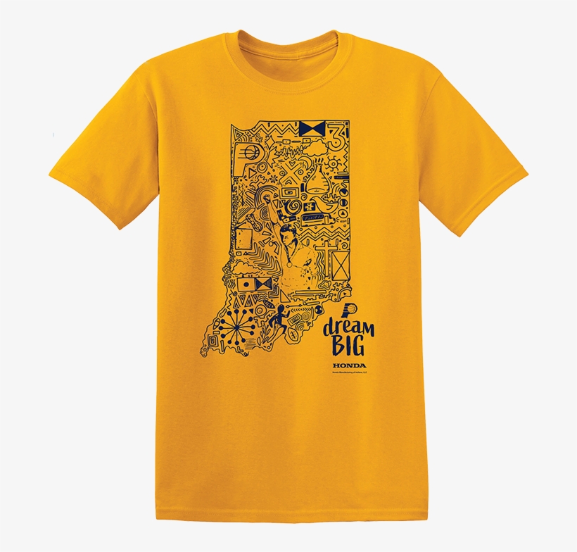 Design 1 - Cory Joseph - Gildan 5000 Electric Green, transparent png download